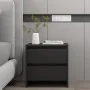 Mesita de noche madera de ingeniería negro 45x34,5x44,5 cm de vidaXL, Mesitas de noche - Ref: Foro24-809847, Precio: 41,54 €,...