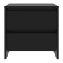 Mesita de noche madera de ingeniería negro 45x34,5x44,5 cm de vidaXL, Mesitas de noche - Ref: Foro24-809847, Precio: 41,54 €,...
