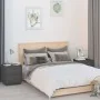 Mesitas de noche 2 uds madera maciza pino gris 40x34x45 cm de vidaXL, Mesitas de noche - Ref: Foro24-818330, Precio: 96,30 €,...