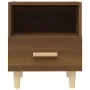 Mesitas de noche 2 unidades color roble marrón 40x35x47 cm de vidaXL, Mesitas de noche - Ref: Foro24-817302, Precio: 69,03 €,...