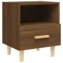 Mesitas de noche 2 unidades color roble marrón 40x35x47 cm de vidaXL, Mesitas de noche - Ref: Foro24-817302, Precio: 69,03 €,...