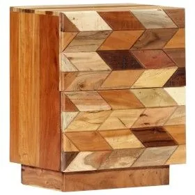 Mesita de noche de madera maciza reciclada 40x30x50 cm de vidaXL, Mesitas de noche - Ref: Foro24-282731, Precio: 111,48 €, De...
