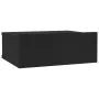 Floating nightstand black plywood 40x30x15cm by vidaXL, Nightstands - Ref: Foro24-800308, Price: 32,89 €, Discount: %