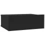 Schwebender Nachttisch aus schwarzem Sperrholz, 40 x 30 x 15 cm von vidaXL, Nachttische - Ref: Foro24-800308, Preis: 32,89 €,...