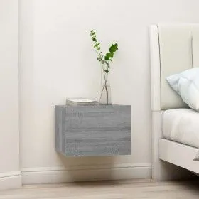 Nachttisch aus grauem Sonoma-Sperrholz, 40 x 30 x 30 cm von vidaXL, Nachttische - Ref: Foro24-815413, Preis: 33,13 €, Rabatt: %