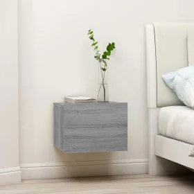 Sonoma gray plywood bedside table 40x30x30 cm by vidaXL, Nightstands - Ref: Foro24-815413, Price: 33,13 €, Discount: %