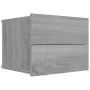 Mesita de noche madera contrachapada gris Sonoma 40x30x30 cm de vidaXL, Mesitas de noche - Ref: Foro24-815413, Precio: 33,13 ...