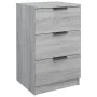 Gray Sonoma bedside table 40x36x65 cm by vidaXL, Nightstands - Ref: Foro24-817053, Price: 52,90 €, Discount: %