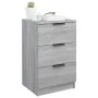 Mesita de noche gris Sonoma 40x36x65 cm de vidaXL, Mesitas de noche - Ref: Foro24-817053, Precio: 52,90 €, Descuento: %