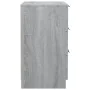 Gray Sonoma bedside table 40x36x65 cm by vidaXL, Nightstands - Ref: Foro24-817053, Price: 52,90 €, Discount: %