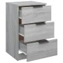 Mesita de noche gris Sonoma 40x36x65 cm de vidaXL, Mesitas de noche - Ref: Foro24-817053, Precio: 52,90 €, Descuento: %