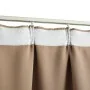 Cortina opaca con ganchos gris topo 290x245 cm de vidaXL, Cortinas y visillos - Ref: Foro24-134441, Precio: 36,75 €, Descuent...
