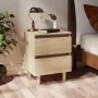Nightstands 2 pcs Sonoma oak wood legs 40x35x50 cm by vidaXL, Nightstands - Ref: Foro24-805858, Price: 79,32 €, Discount: %