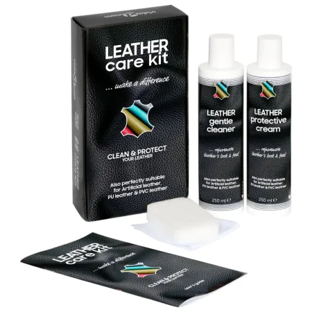 CARE KIT leather care kit 2x250 ml by vidaXL, Wax and furniture cleaning products - Ref: Foro24-286970, Price: 15,26 €, Disco...