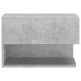 Mesitas de noche de pared 2 unidades color gris hormigón de vidaXL, Mesitas de noche - Ref: Foro24-810962, Precio: 55,43 €, D...