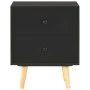 Mesitas de noche 2 unidades madera maciza pino negro 40x30x50cm de vidaXL, Mesitas de noche - Ref: Foro24-285225, Precio: 75,...