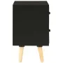 Mesitas de noche 2 unidades madera maciza pino negro 40x30x50cm de vidaXL, Mesitas de noche - Ref: Foro24-285225, Precio: 75,...