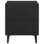 Mesita de noche negra 40x35x47,5 cm de vidaXL, Mesitas de noche - Ref: Foro24-811990, Precio: 50,66 €, Descuento: %