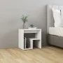 Mesita de noche blanco madera contrachapada 40x30x40 cm de vidaXL, Mesitas de noche - Ref: Foro24-806328, Precio: 31,75 €, De...