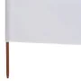 Paravientos de playa de 6 paneles de tela 800x80 cm blanco de vidaXL, Sombrillas - Ref: Foro24-44543, Precio: 58,94 €, Descue...