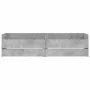 Estructura de cama con cajones gris hormigón 90x200 cm de , Camas y somieres - Ref: Foro24-3207346, Precio: 189,44 €, Descuen...