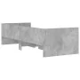 Estructura de cama con cajones gris hormigón 90x200 cm de , Camas y somieres - Ref: Foro24-3207346, Precio: 189,44 €, Descuen...