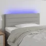 Cabecero con LED de tela gris claro 100x5x78/88 cm de vidaXL, Cabeceros y pies de cama - Ref: Foro24-3121742, Precio: 40,38 €...
