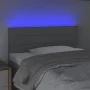 Cabecero con LED de tela gris claro 100x5x78/88 cm de vidaXL, Cabeceros y pies de cama - Ref: Foro24-3121742, Precio: 40,38 €...