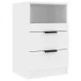Mesita de noche 2 uds madera contrachapada blanco brillante de vidaXL, Mesitas de noche - Ref: Foro24-811245, Precio: 95,46 €...