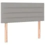 Cabecero con LED de tela gris claro 100x5x78/88 cm de vidaXL, Cabeceros y pies de cama - Ref: Foro24-3121742, Precio: 40,38 €...