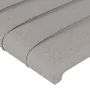 Hellgraues Stoffkopfteil mit LED 100x5x78/88 cm von vidaXL, Kopf- und Fußteile - Ref: Foro24-3121742, Preis: 40,38 €, Rabatt: %