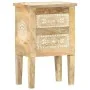 Hand painted bedside table solid mango wood 40x30x60 cm by vidaXL, Nightstands - Ref: Foro24-286161, Price: 138,70 €, Discoun...