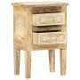 Hand painted bedside table solid mango wood 40x30x60 cm by vidaXL, Nightstands - Ref: Foro24-286161, Price: 138,70 €, Discoun...