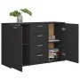 Aparador de madera contrachapada gris 120x35,5x75 cm de , Aparadores - Ref: Foro24-801330, Precio: 164,08 €, Descuento: %