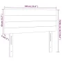 Hellgraues Stoffkopfteil mit LED 100x5x78/88 cm von vidaXL, Kopf- und Fußteile - Ref: Foro24-3121742, Preis: 40,38 €, Rabatt: %