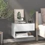 Mesita de noche de pared blanco brillante de vidaXL, Mesitas de noche - Ref: Foro24-810965, Precio: 40,61 €, Descuento: %