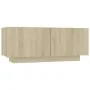 Mesita de noche madera de ingeniería roble Sonoma 100x35x40 cm de vidaXL, Mesitas de noche - Ref: Foro24-3082768, Precio: 50,...