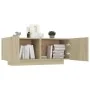 Mesita de noche madera de ingeniería roble Sonoma 100x35x40 cm de vidaXL, Mesitas de noche - Ref: Foro24-3082768, Precio: 50,...