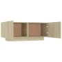 Mesita de noche madera de ingeniería roble Sonoma 100x35x40 cm de vidaXL, Mesitas de noche - Ref: Foro24-3082768, Precio: 50,...