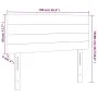 Cabecero con LED de tela color crema 100x5x78/88 cm de vidaXL, Cabeceros y pies de cama - Ref: Foro24-3121747, Precio: 50,52 ...