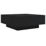 Mesa de centro con luces LED negro 80x80x31 cm de , Mesas de centro - Ref: Foro24-836589, Precio: 73,48 €, Descuento: %