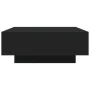 Mesa de centro con luces LED negro 80x80x31 cm de , Mesas de centro - Ref: Foro24-836589, Precio: 73,48 €, Descuento: %