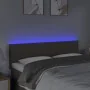 Kopfteil mit LED aus taupegrauem Stoff 144x5x78/88 cm von vidaXL, Kopf- und Fußteile - Ref: Foro24-3121334, Preis: 70,54 €, R...