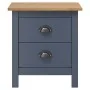 Hill bedside tables 2 units gray pine wood 46x35x49.5 cm by vidaXL, Nightstands - Ref: Foro24-288909, Price: 95,20 €, Discoun...