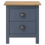 Mesitas de noche Hill 2 uds madera de pino gris 46x35x49,5 cm de vidaXL, Mesitas de noche - Ref: Foro24-288909, Precio: 95,20...