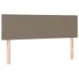 Cabecero con LED de tela gris taupe 144x5x78/88 cm de vidaXL, Cabeceros y pies de cama - Ref: Foro24-3121334, Precio: 70,54 €...