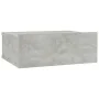 Mesita de noche flotante contrachapada gris hormigón 40x30x15cm de vidaXL, Mesitas de noche - Ref: Foro24-800314, Precio: 25,...