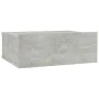 Schwebender Nachttisch aus Sperrholz in Betongrau, 40 x 30 x 15 cm von vidaXL, Nachttische - Ref: Foro24-800314, Preis: 25,49...