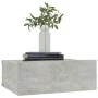Schwebender Nachttisch aus Sperrholz in Betongrau, 40 x 30 x 15 cm von vidaXL, Nachttische - Ref: Foro24-800314, Preis: 25,49...