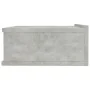 Concrete gray floating plywood bedside table 40x30x15cm by vidaXL, Nightstands - Ref: Foro24-800314, Price: 25,49 €, Discount: %
